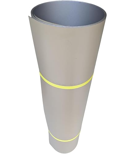 ガルバ鋼材ロール状12メートル一本モノ。